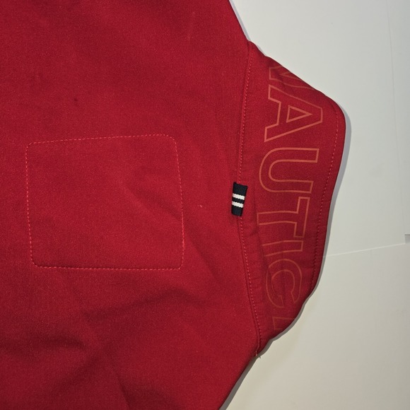 Nautica Vintage Full Zip Jacket‎ Adult Men's XL Red/ Gray - Picture 6 of 7
